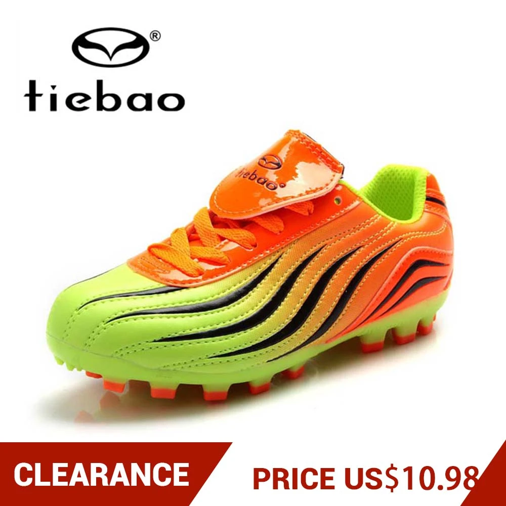 boys red football boots