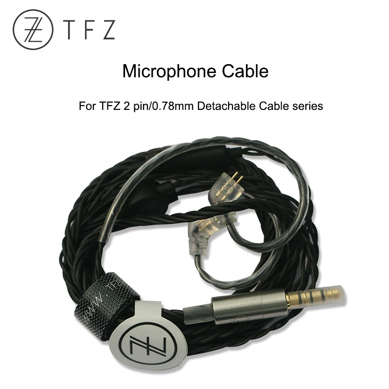 TFZ оригинальный Съемный кабель для наушников с микрофоном 2pin 0.78mmm T2 Galaxy KING MY