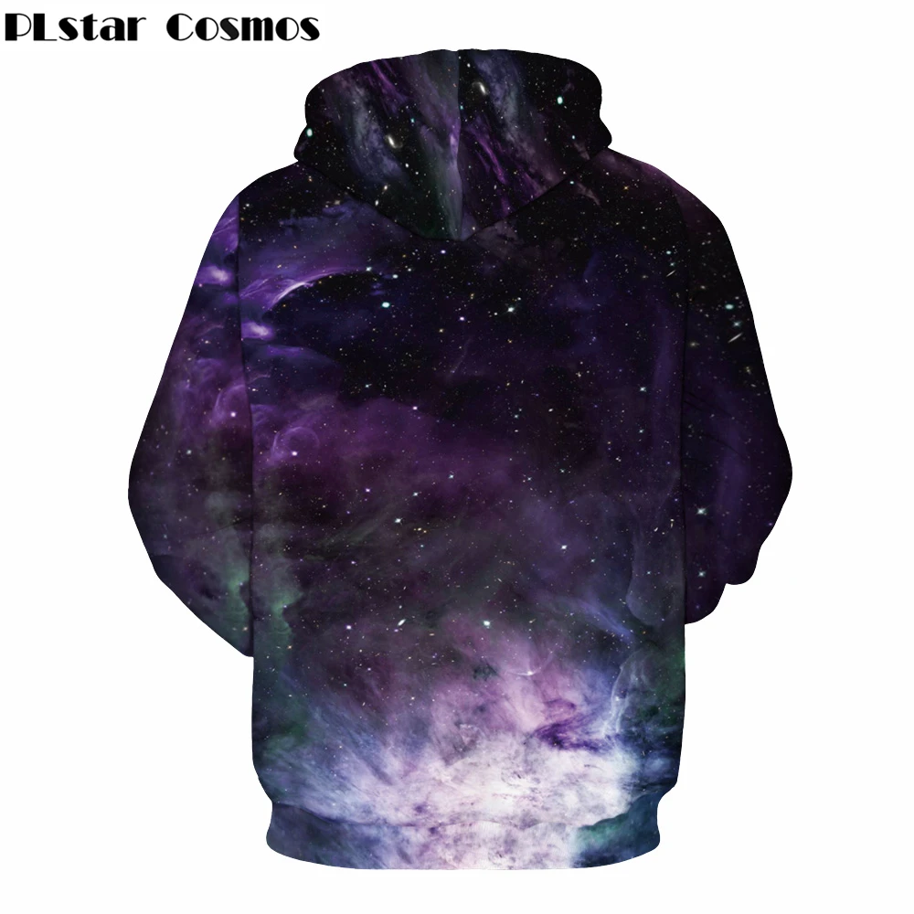 Space Galaxy Hoodies Men/Women Sweatshirt Hooded 3d Brand Clothing Cap Hoody Print Nebula Jacket size S-XXXL dree shipping