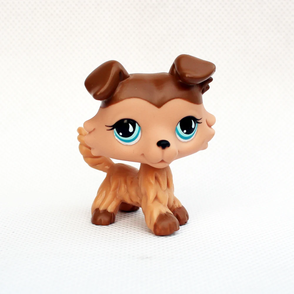 font b pet b font shop lps toys 893 rare original Dog Collie Brown Caramel