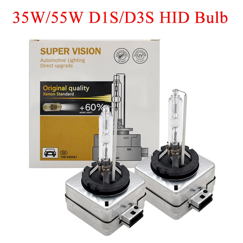 55 Вт HID ксеноновая лампа D2S 6000K D1S 5000K D3S 8000K D4S 4300K Комплект ламп для автомобильных