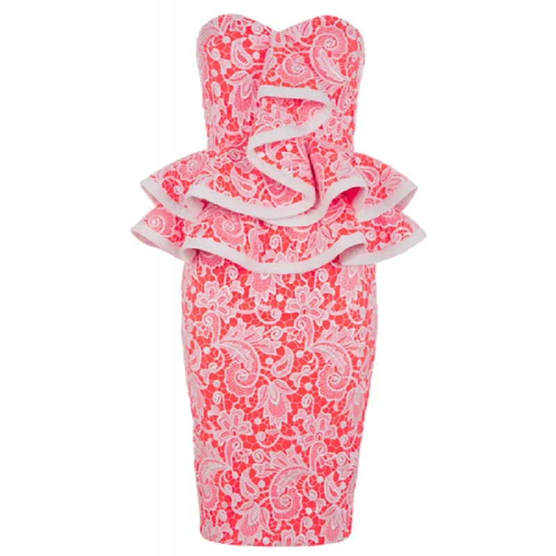 Coral-and-White-Pencil-Dress--W850609-4