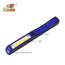 Coba Рабочая лампа 2 лампы портативный прожектор использовать 3* AAA аккумулятор съемный задний зажим пластик материал водонепроницаемый