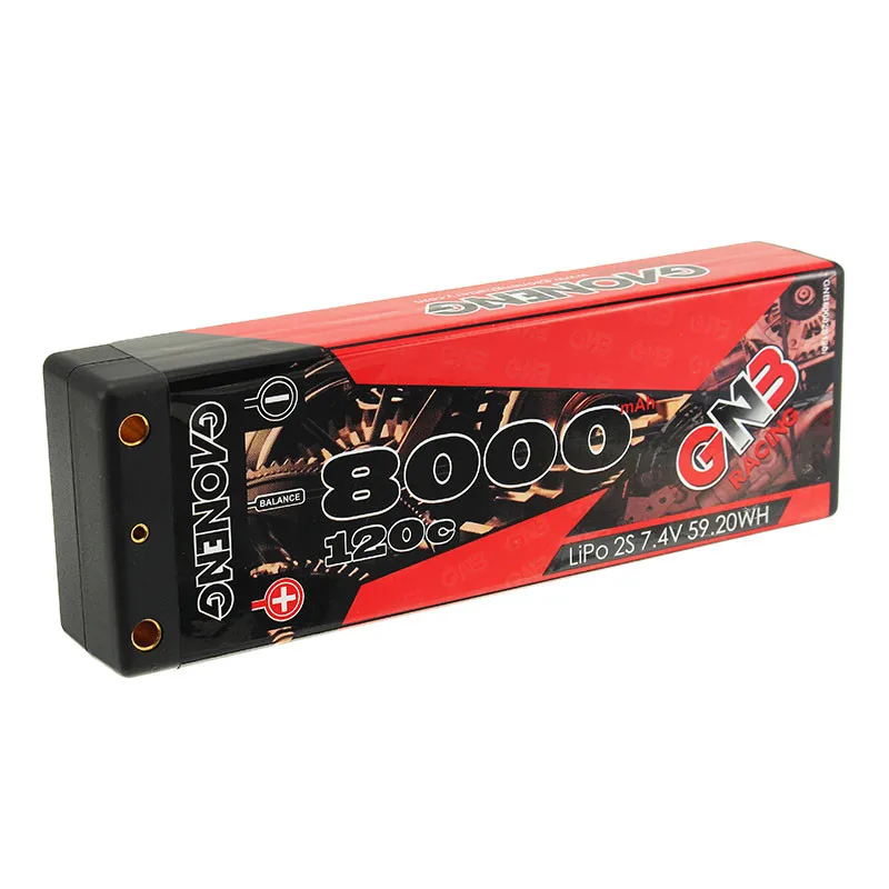 Gaoneng 7 4 V 8000 мА/ч 2S2P 120C 59.2WH перезаряжаемый lipo-аккумулятор для RC HPI HSP 1/8 1/10 Багги