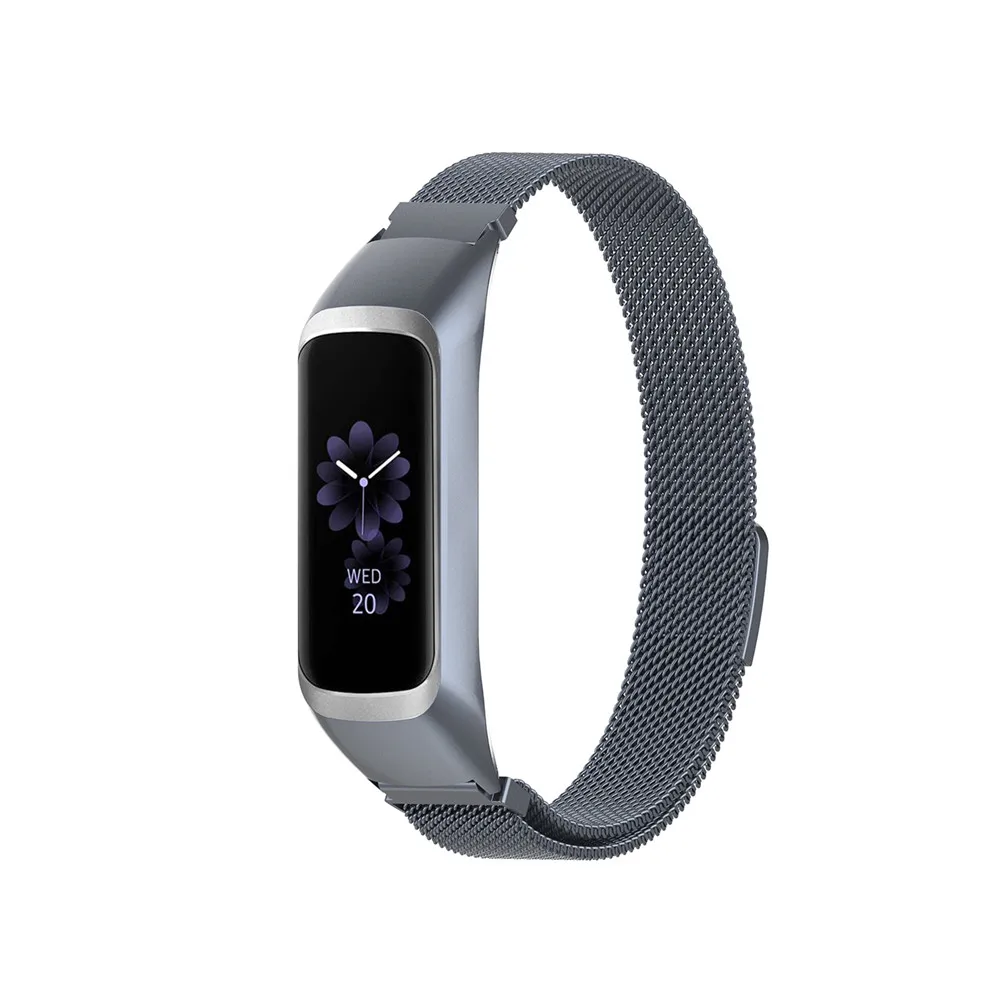 Сменный ремешок для наручных часов из нержавеющей стали для samsung galaxy fit e SM-R375 Smartwatch Milan