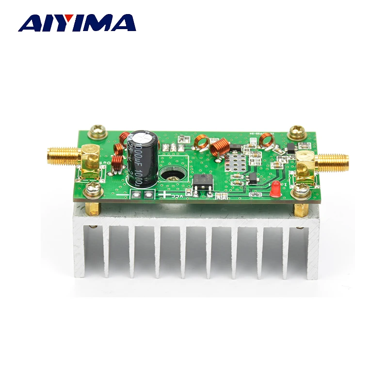 Aiyima 7W FM Power Amplefier HF Amplifier Board 65-110MHz Input 1mW With Heat Sink