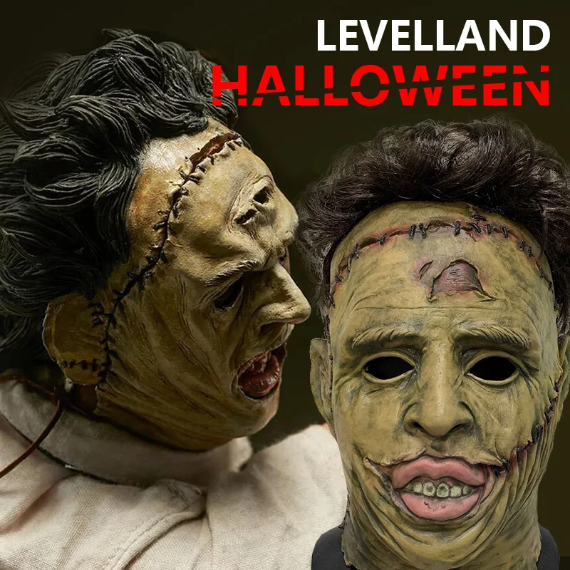 

hot sale Massacre Leatherface Masks Scary Horror mask Movie Cosplay Masker Halloween Costume Props Toys horror