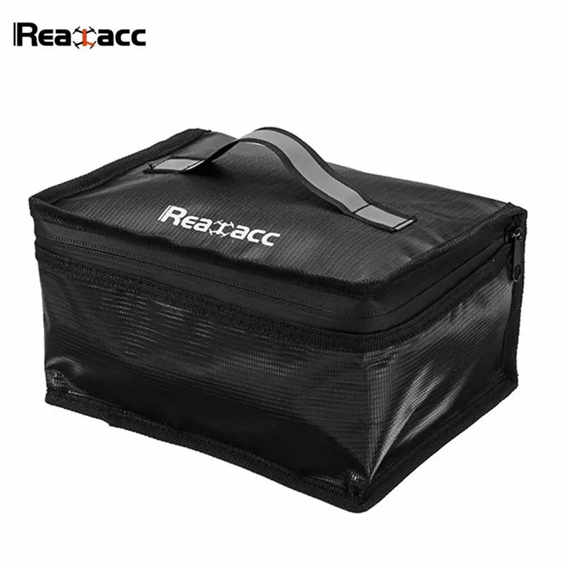 Обновленный Realacc огнестойкий водонепроницаемый Lipo батарея безопасности сумка Мягкий чемодан с светящимися коробки с ручками для RC батареи