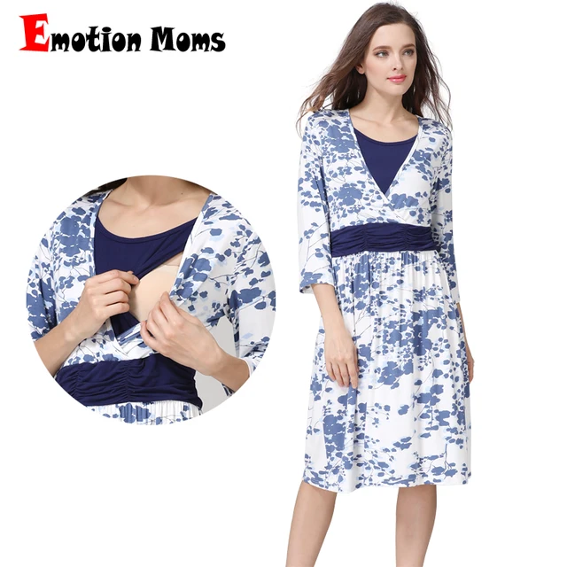 Emotion Moms Summer Spring Pregnancy Maternity Clothes Nursing Dress Breastfeeding Dresses For Pregnant Women Maternity Dress Emotion Moms Summer Spring Pregnancy Maternity Clothes Nursing Dress Breastfeeding Dresses For Pregnant Women Maternity Dress