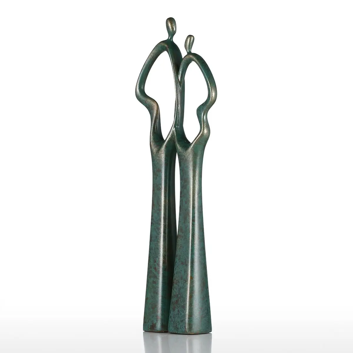 Tooarts enfeites para casa The Lovers 2 Fiberglass Sculpture Art Home Decoration Accessories Artwork Original Design | Дом и сад