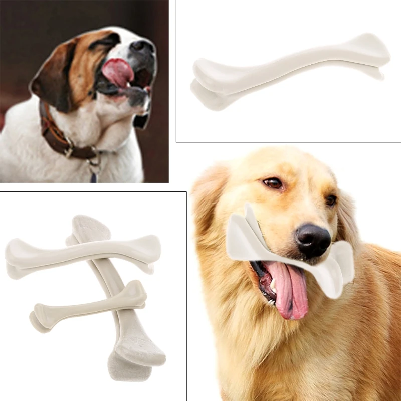 

Dog Bone Resistant To Bite Pet Toy Food Stick Bone Rubber Products Golden Retriever Dog Toys Safe Non-Toxic Pet Toys