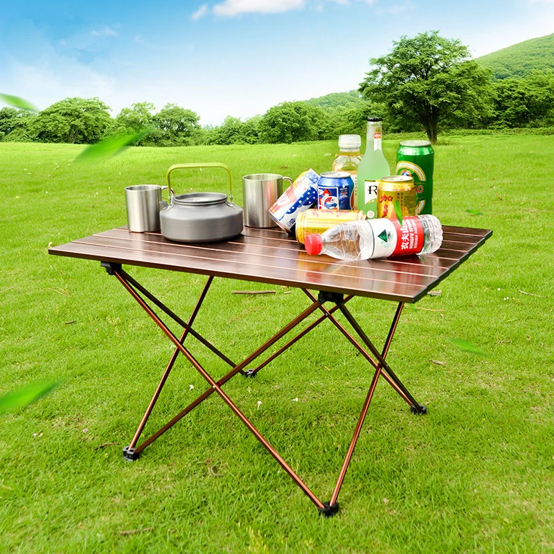  VILEAD Portable Folding Camping Table Aluminium Alloy Ultra-light Picnic BBQ Traveling Outdoor Wate