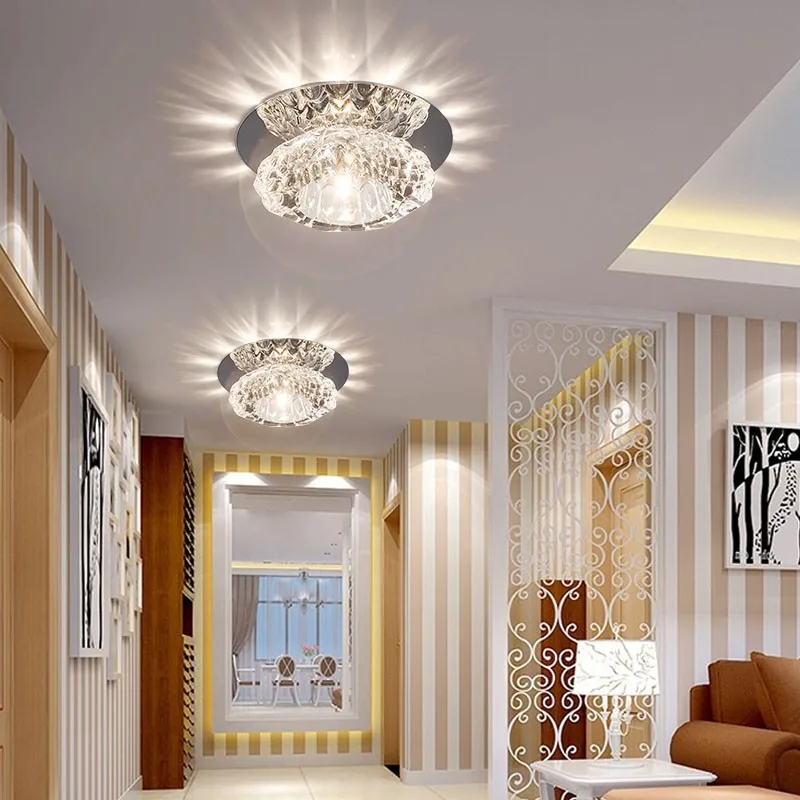 led ceiling crystal