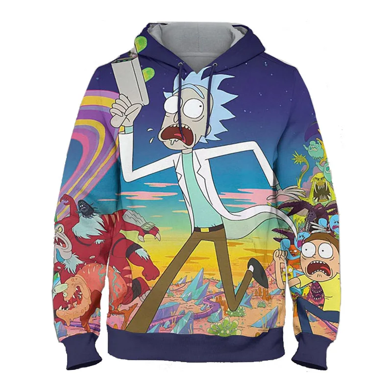 

Rick and Morty Hoodies Art 3D Unisex Sweatshirt Men Hoodie Comic Casual Tracksuit Pullover DropShip Streetwear Male Clothes 2019