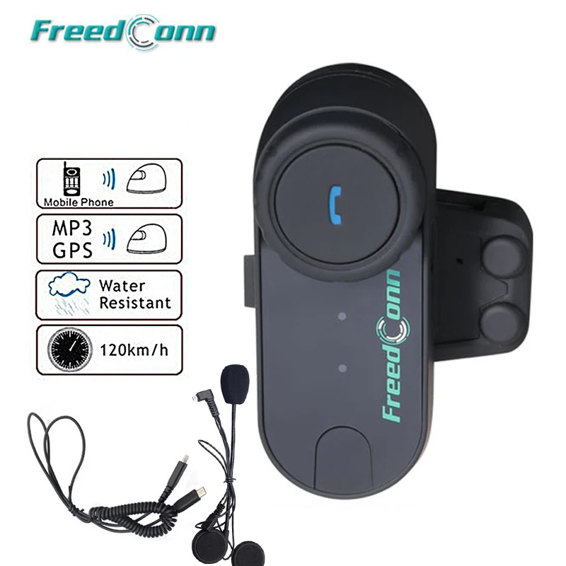 

FreedConn TCOM-VB Bluetooth Motorcycle Helmet Intercom Moto BT Wireless Interphone Headset with FM Radio