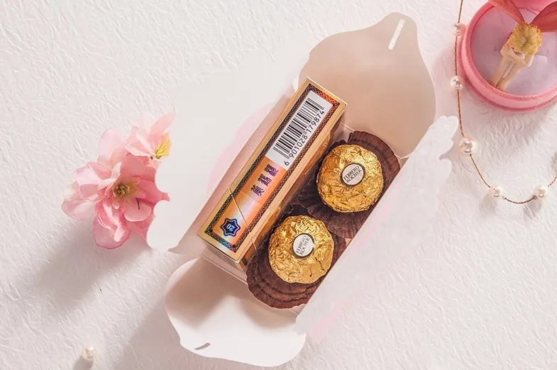 Большой размер роскошные свадебные коробочки 2017 золотой розовый коробки конфет