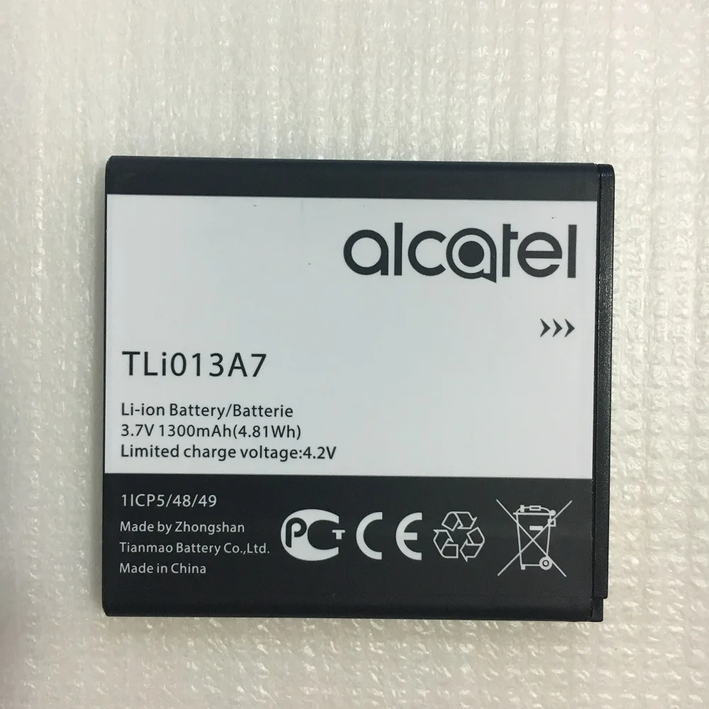 1300mAh для Alcatel One Touch Pixi 4 3 5 TLi013A7 Мобильный телефон батареи + трек-код | Мобильные