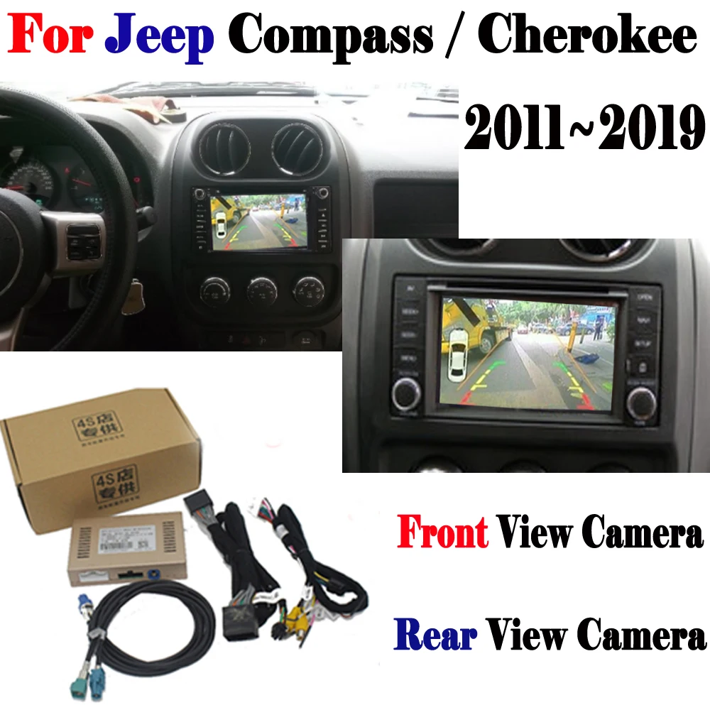 

Reversing Camera For Jeep Compass / Cherokee 2011~2019 Adapter Connect Original Screen Display Parking Rear Camera MMI Decoder