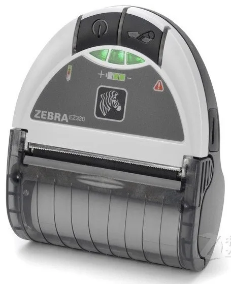 Zebra EZ320 портативный 80 мм Термопринтер этикеток 203 точек/дюйм принтер штрих-кода Мини чековый принтер известное качество печатающая головка