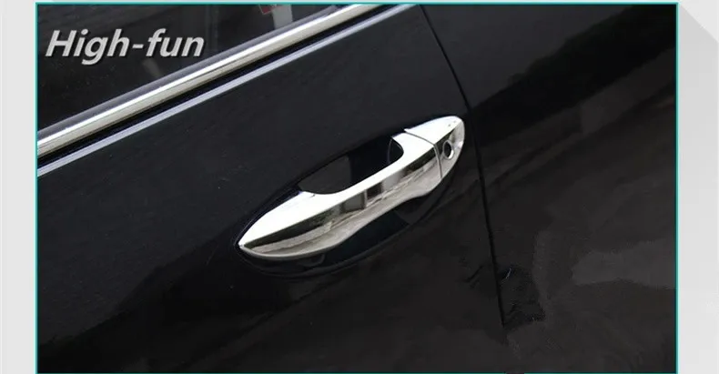 Новинка хромированная накладка на дверную ручку FUNDUOO Наклейка для Toyota Corolla 2014 2015