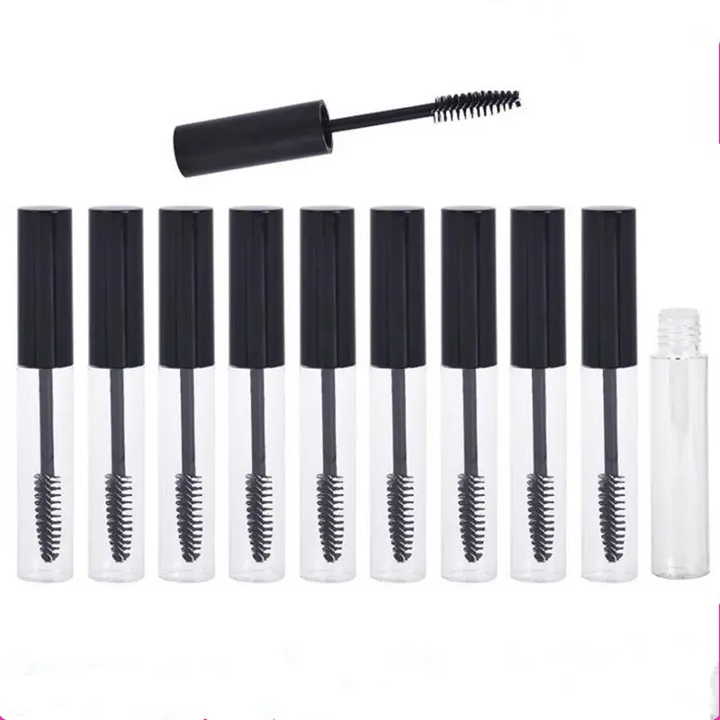 Fast Shipping, black cap bottle for 10ml mascara container,empty
