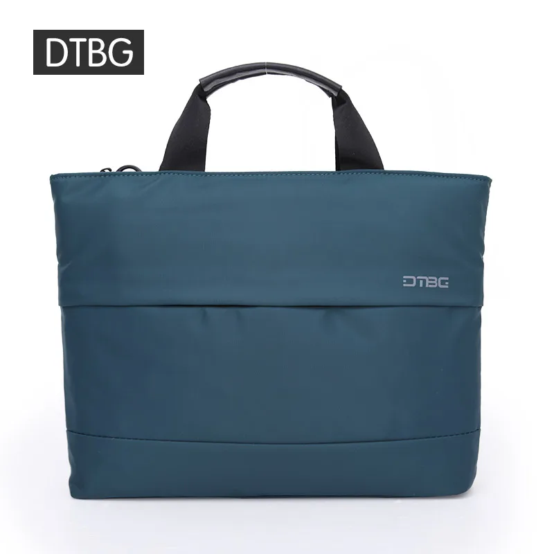 DTBG 15.6 Inches Large Capacity Laptop Handbag for Women Travel Briefcase Business Notebook Bag For 14 15 Inches Laptop - Цвет: Blue