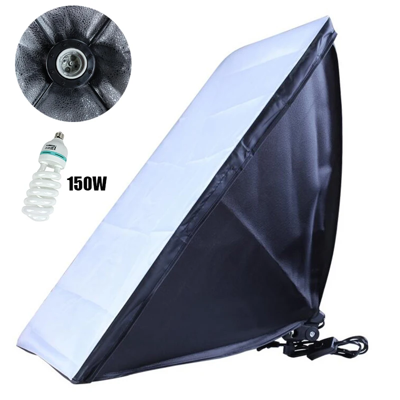 

DIY 150 W floor lamp photography Softboxes E27 independent power reflective material free installation of photographic lamp