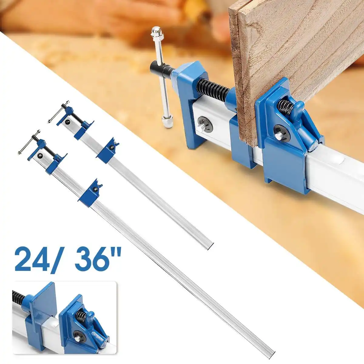 24 zoll Schwere F Clamp T Bar DIY Holz Schellen für Holzbearbeitung Quick Release Leuchte Schärpe Krampf Bank Holz Grip spann Werkzeug