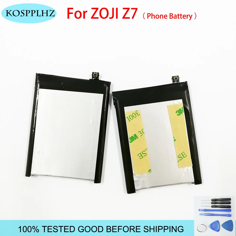 

Original KOSPPLHZ 3400mAh For HOMTOM ZOJI Z7 / ZOJI Z6 Battery Bateria Smart Phone Gift tool kit