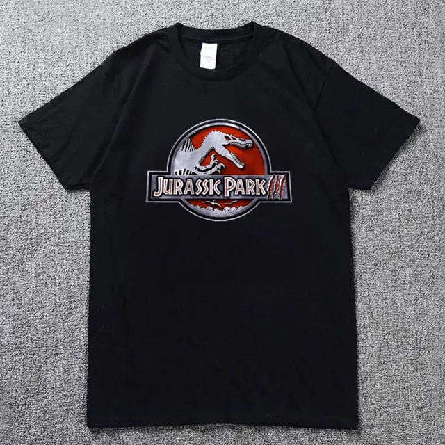 camiseta jurassic park blanca