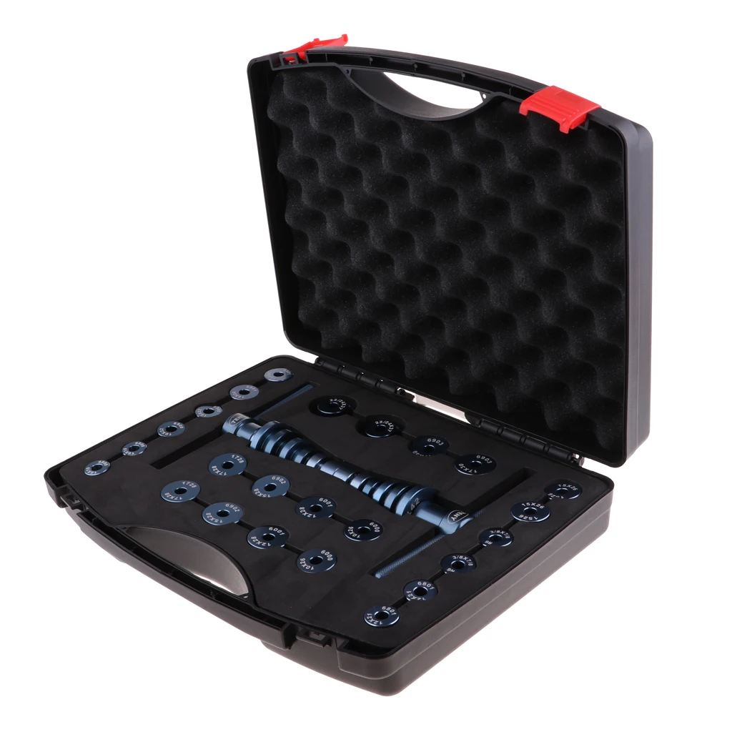 Professional Bike Bearing Installer Bearings Press Kits Hub Bearing Mount Installation Tool with Protective Case