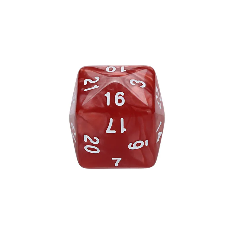 1pcs 24 Face Dice For Game Dungeons & Dragons Polyhedral D24 Multi Sided Acrylic Dice for TRPG game lovers #2n22 (7)
