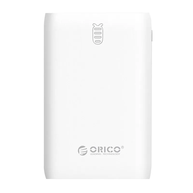 ORICO 6000mAh power Bank с светодиодный индикатором Dual USB power bank портативный внешний аккумулятор зарядное устройство для мобильного телефона Xiaomi - Color: White