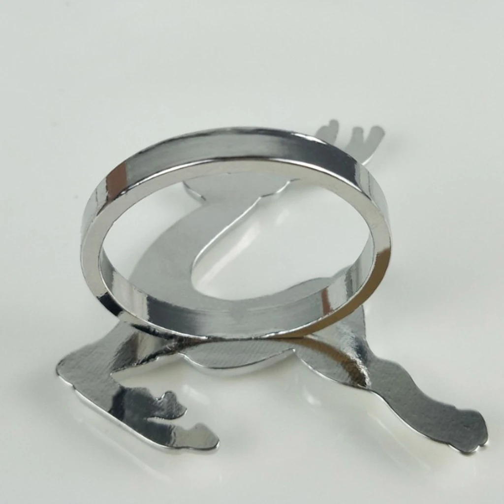 Zinc Alloy Elk Deer Design Napkin Rings Holders for Dinners Parties Dinner Table Decoration
