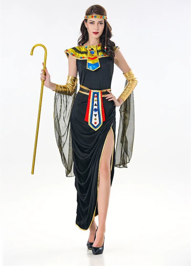 2018 Deluxe Sexy Ladies Fancy Dress Cleopatra Egypt Womens