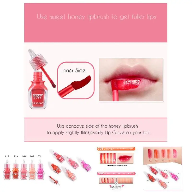 Hot Lip Glaze Liquid Lipstick Long Lasting Waterproof Non-stick Moisturizing For Women Makeup SJ66