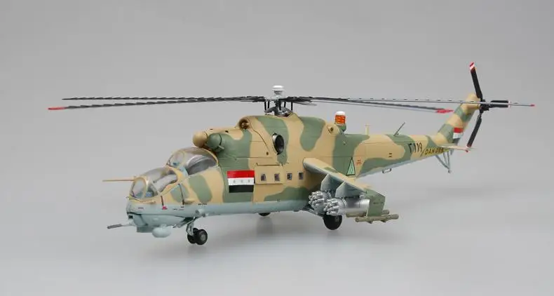 Ирак air force Mil Mi-24 задних вертолет 1/72 diecast easy model