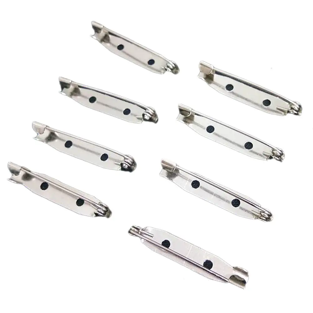 50pcs Silver Three Hole With Insurance Buckle Safety Pin Strong Discovery DIY Sewing Tool Accessories Clothing | Украшения и