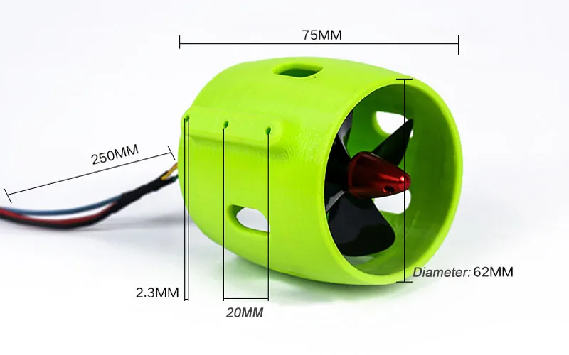 30-200W подводный двигателя 4 лопастями бесщеточным Мотором 12-24V 20A ROV Propulsor для RC буксир лодки для доставки прикорма и оснастки Комплектующие для самостоятельной сборки