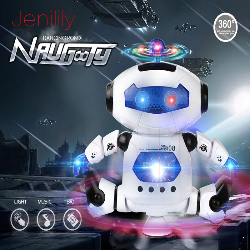 

New Humanoid Robot Musical Light Dancing Toy for Boys Children Kids Pet Birthday Gift Present Robot Toys For children
