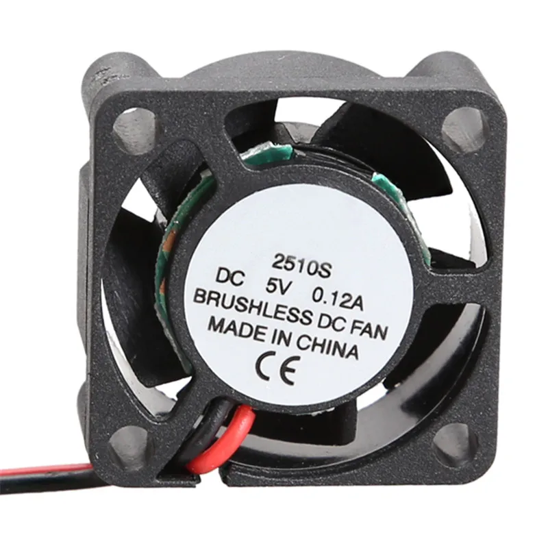 5V Cooler Fan Brushless DC Fan 25x25x10mm Mini Cooling Fan Radiator For