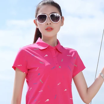 

Short-sleeved female 2020 new summer wild lapel cotton t-shirt shirt fashion