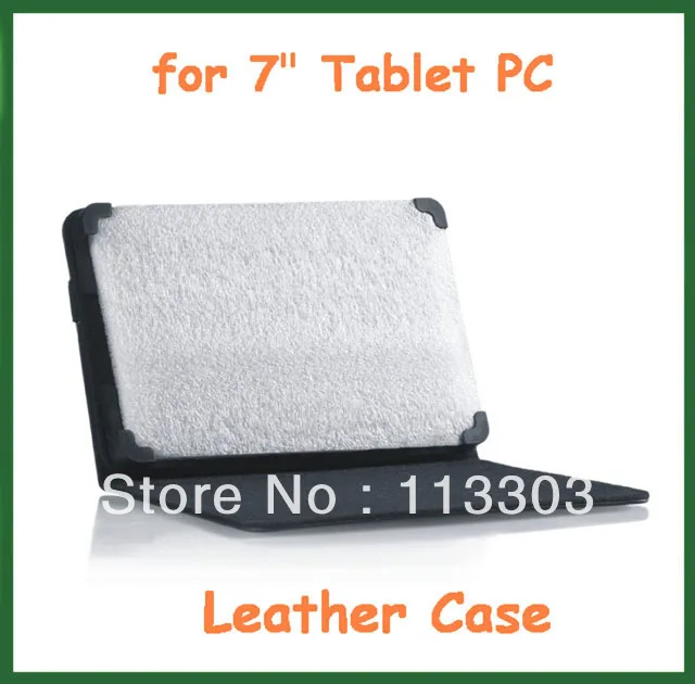

10pcs Universal PU Leather Case Cover for 7" Tablet PC MID Stand Case Viewing Angle Adjustable Cover Free Shipping