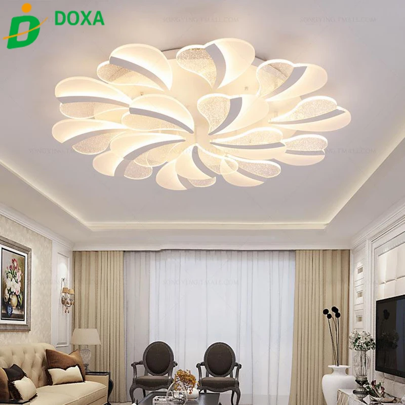Minimalisme Chaud Plafond Moderne A Leds Lumieres Pour Salle A