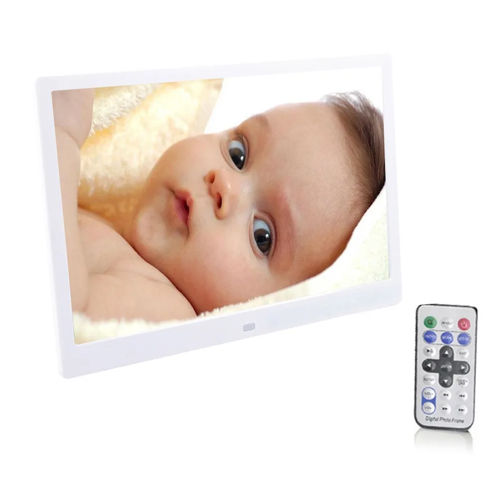 LieDao 7 дюймов цифровая фоторамка светодиодный с подсветкой электронный альбом для фотографий, музыки, видео, полная функция, хороший подарок для ребенка, для свадьбы - Цвет: White