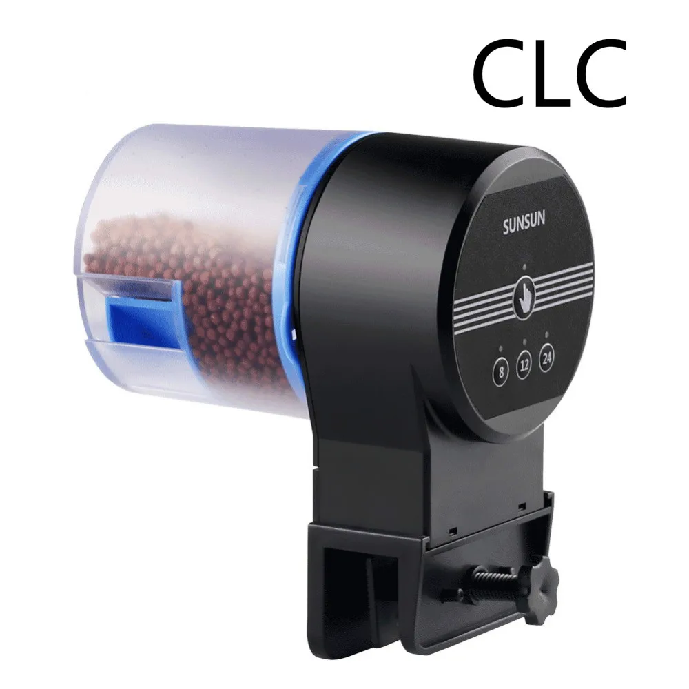 

sunsun Automatic Feeder Aquarium Goldfish Smart Timing Auto Fish Feeder Timer Food Feeding 8/12/24 hours Timer Feeding