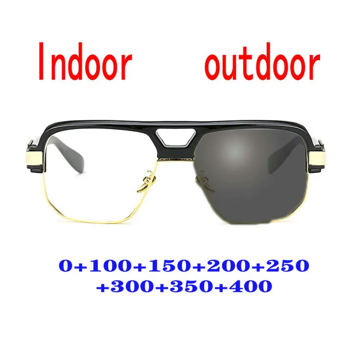 

Progressive Multifocal glasses Transition Sunglasses Photochromic Reading Glasses Men Points for Reader Near Far sight
