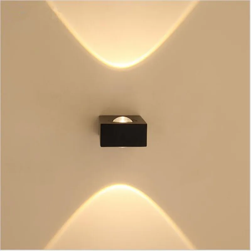 Up And Down Side Lighting 6W LED Wall Lamp Modern Pact