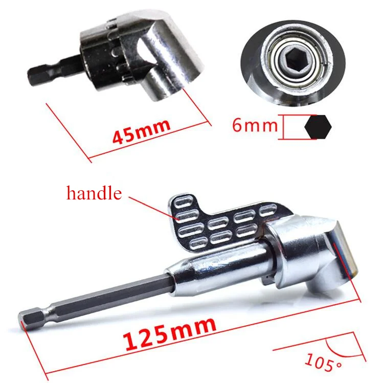 New1/" шестигранным хвостовиком отвертка с магнитными держателями и 105 градусов угол расширения винт драйвер wrench гнездо адаптера Инструменты для ремонта