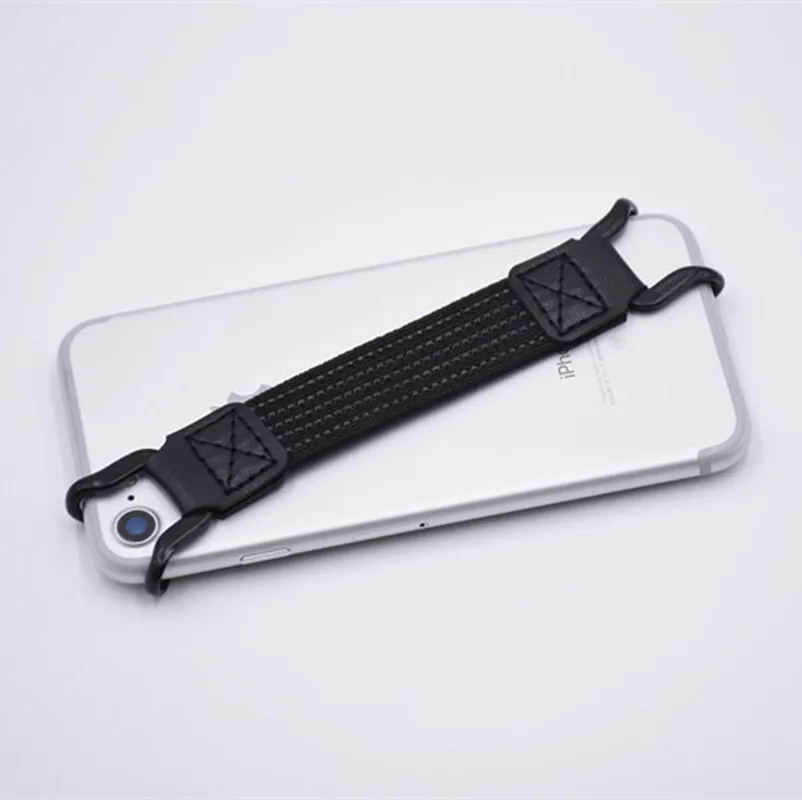 

Universal Mobile Phone Holder Elasticated Strap And Strong Metal Bracket Back Finger One Hand Operation Anti-slip Accessories